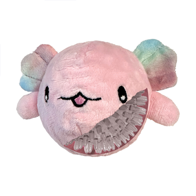 foufouBRANDS™ fouFIT™ Fuzzy Wuzzy Axolotl Small 4" Dog Toy
