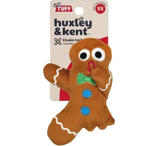 Huxley and Kent Tiny Tuff Ginger Snapped Dog Toy