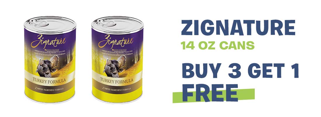 Zignature 14oz cans Buy 3 Get 1 Free 