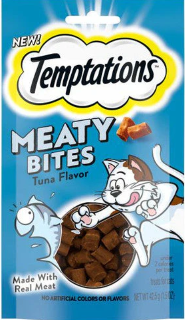Temptations Meaty Bites Tuna Flavor Pouch 1.5 oz
