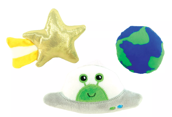 Li'l Pals 3 Pack Dog Toy Combo- Outer Space