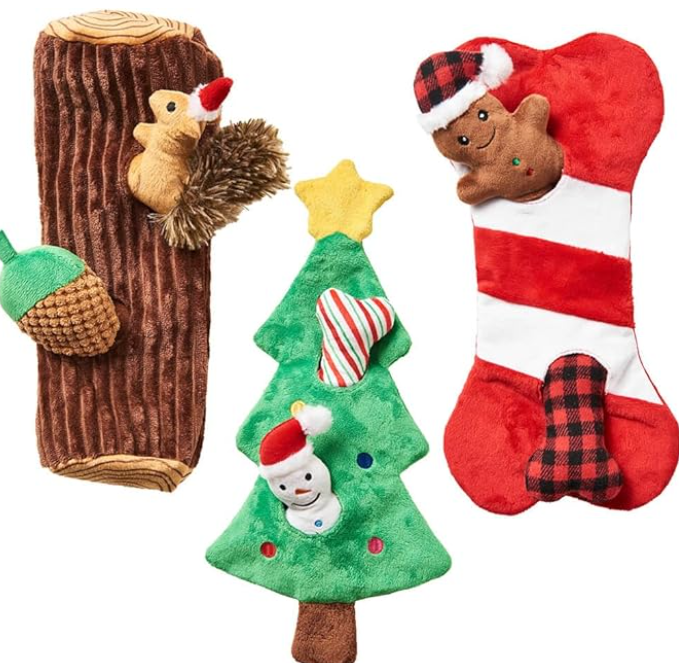 SPOT Holiday Puzzle Dog Toys