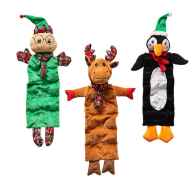 Spot Holiday Multi-Squeaker Dog Toy Asst 18'