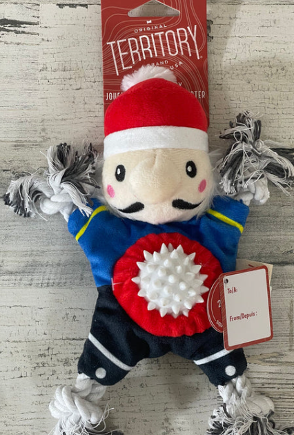 Territory 10in Holiday 2-in-1 Nutcracker Dog Toy