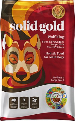 solid gold wolf king