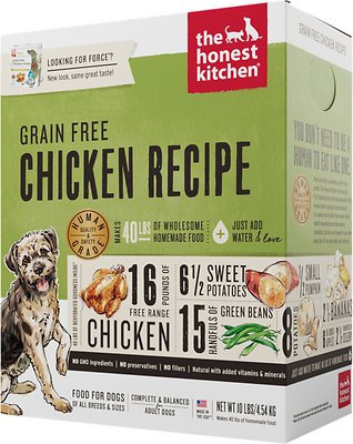 the honest kitchen dehydrated dog food