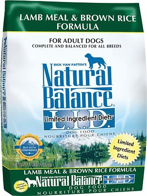 natural balance limited ingredient lamb and rice