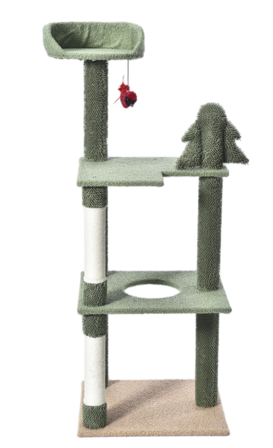 Max & Marlow 3 Level Cat Pine Tree