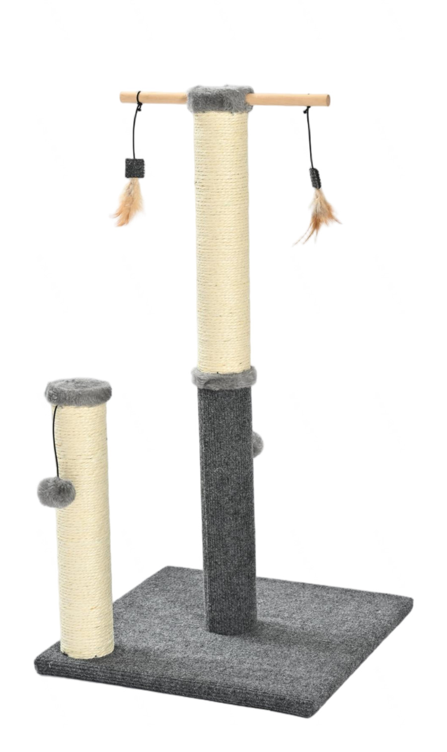 Max & Marlow Dual Post & Mobile Cat Scratching Playset