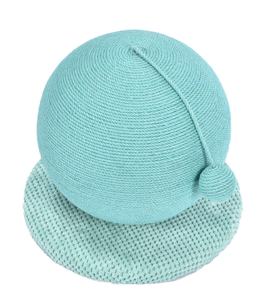 Max & Marlow Apple Novelty Cat Scratcher, Blue Ball