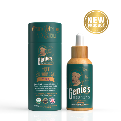 Genie's  Hemp Signature Oil Max, 2500mg, 1.7fl oz