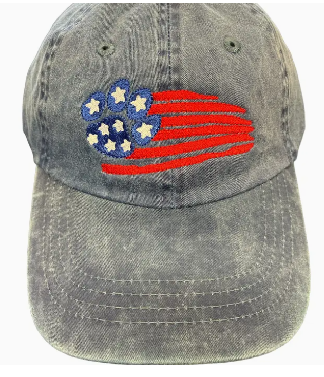 Tug Tees Embroidered Hat - Paw Flag