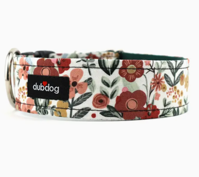 Harper Floral Dog Collar LN 22"(L) x 1"(W)