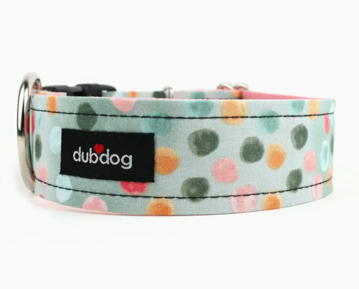 Talley Polkadot Dog Collar MED 18"(L) x 1"(W)