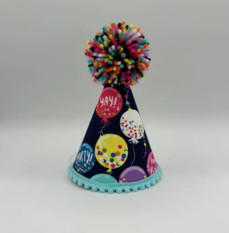 Pups Party Hats Celebration Balloons  - L