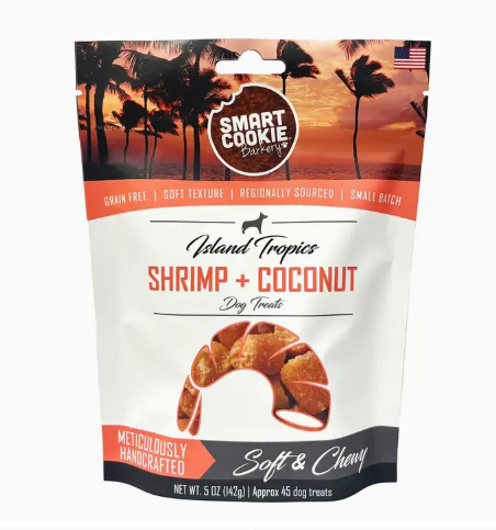 Smart  Cookie Shrimp+Coconut Dog Treats