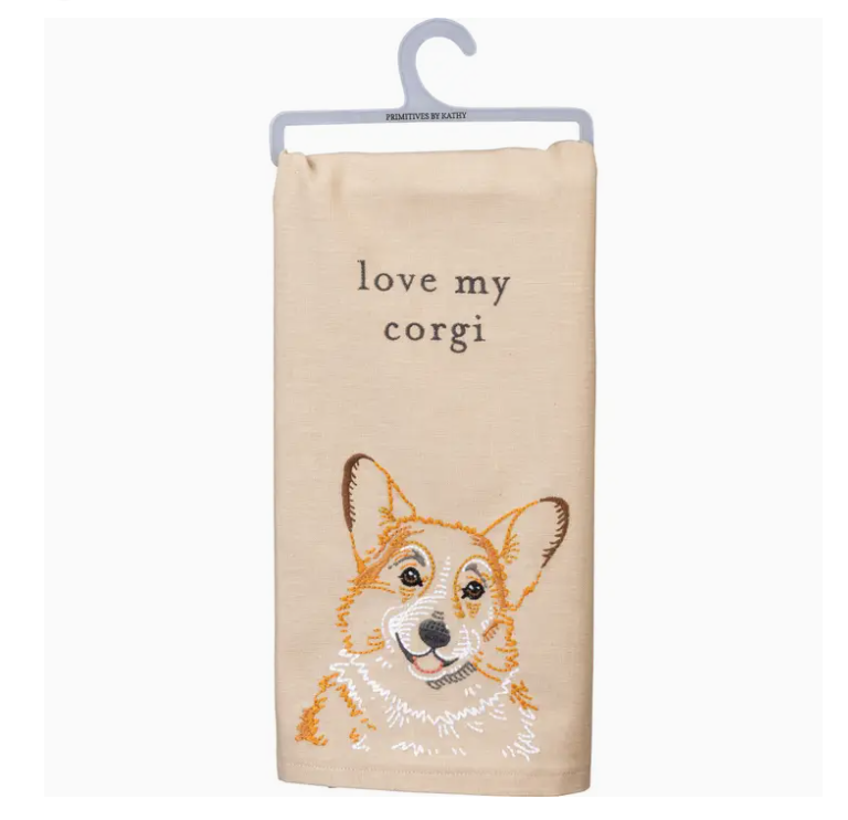 Love My Corgi Kitchen Towel
