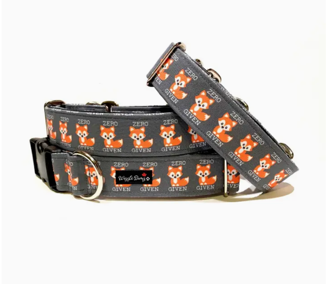 Zero Fox Given Dog Collar, Buckle / Collar - 1.0 x 8-14In