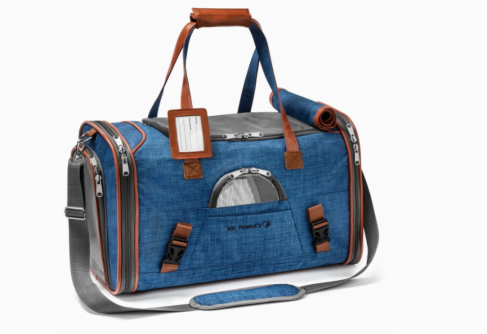 Mr. Peanut's Gold Series Airline Capable Pet Carrier, Deja Blue
