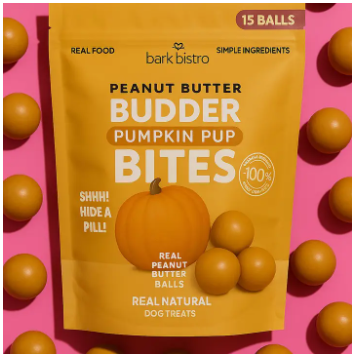 Bark Bistro Budder Bites - Pumpkin Pup, 5.3oz