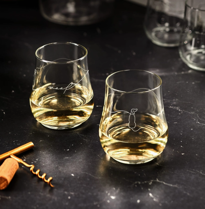 Libbey Modern Pets Woof All-Purpose Glass, 17oz