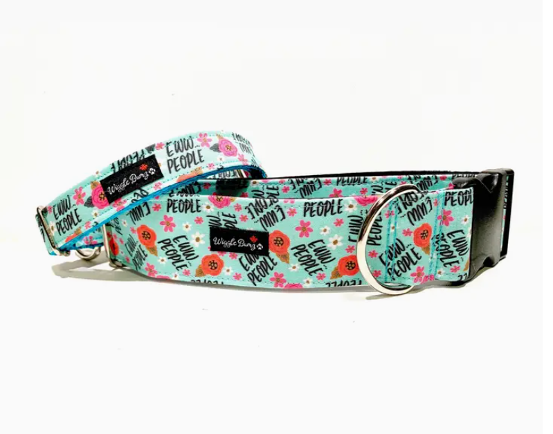 Eww People Dog Collar - 1.0 x 20-26in  Long, Buckle Collar