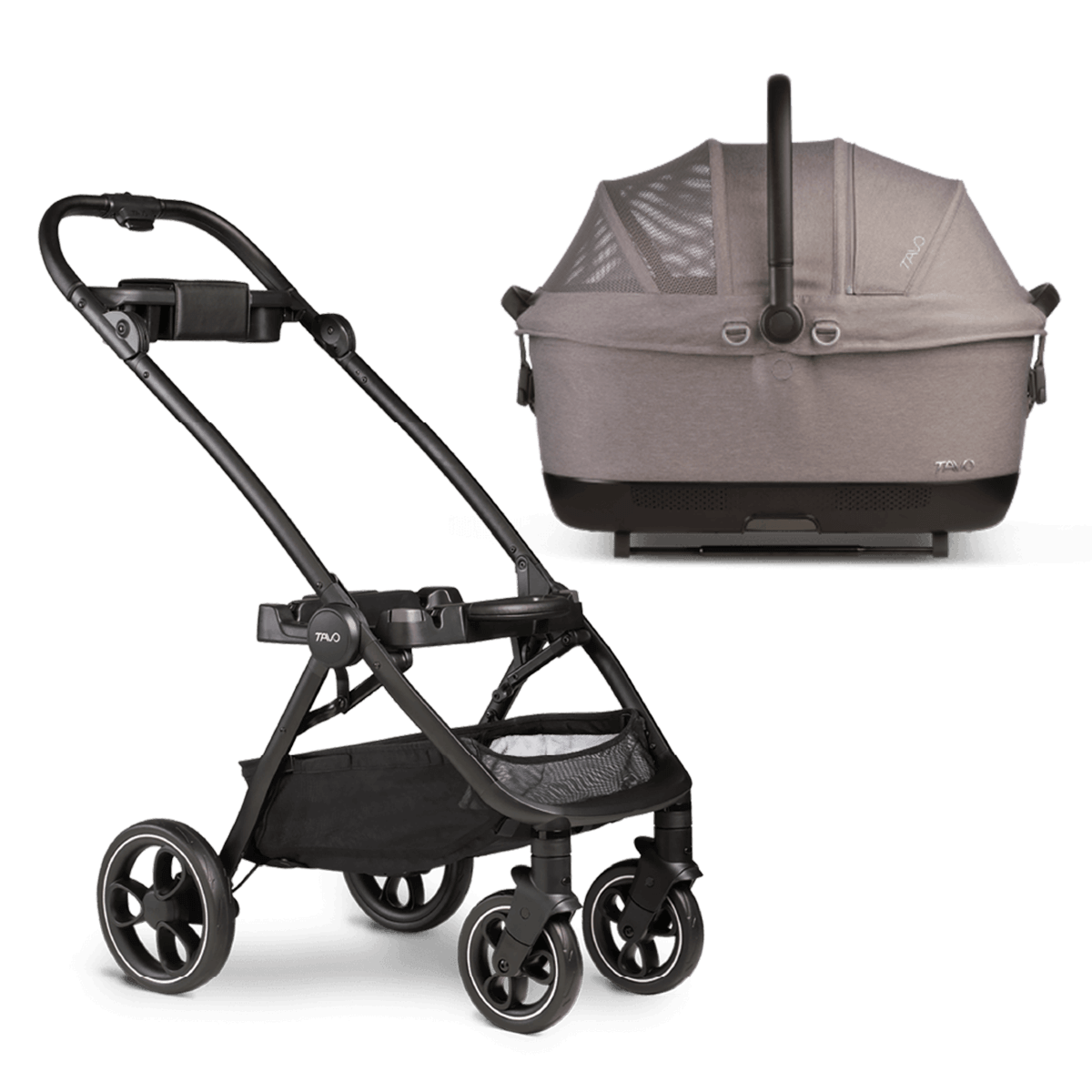 Maeve iso6X Pet Car Seat & Stroller Bundle - Merle