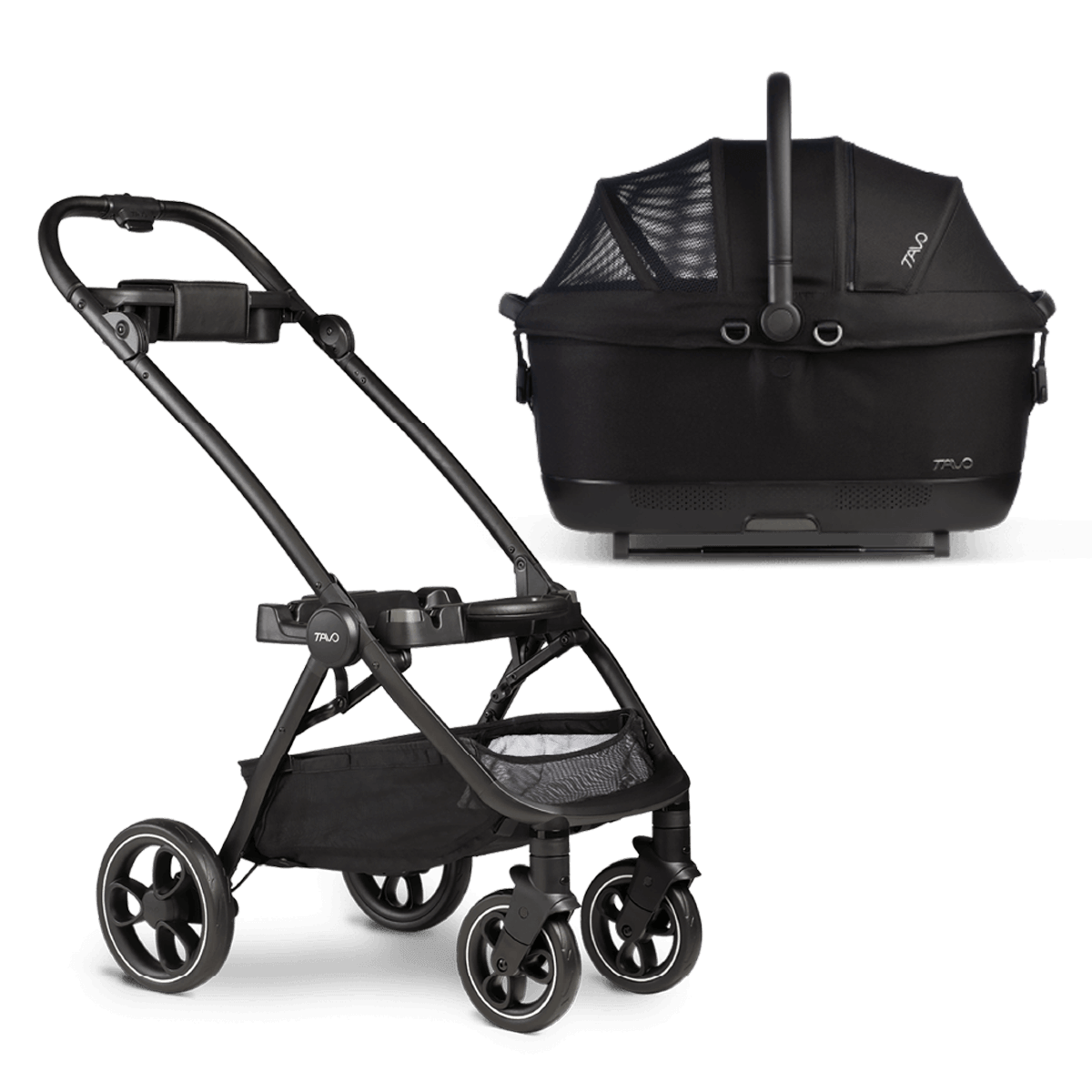 Maeve iso6X Pet Car Seat & Stroller Bundle - Onyx