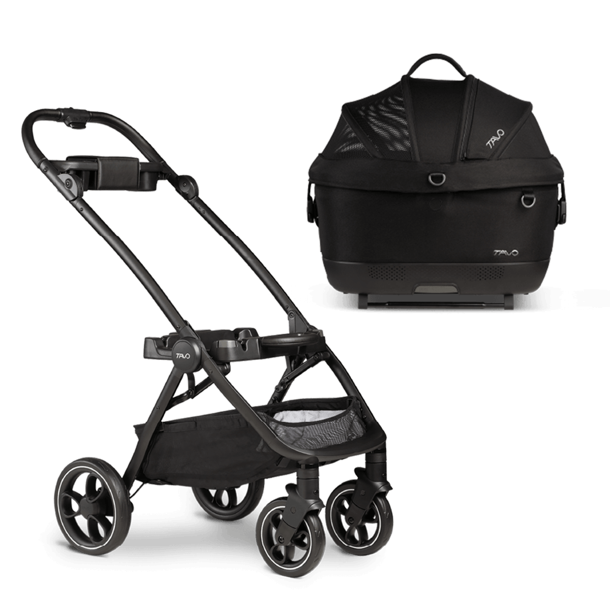 Maeve iso5X Pet Car Seat & Stroller Bundle - Onyx