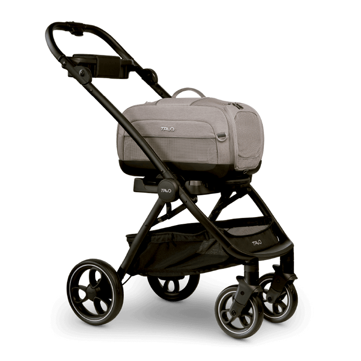 Dupree I Airline Pet Car Seat & Roscoe Stroller Bundle - Merle