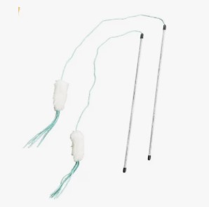 Ethical Spot Leather Strand Teaser Wand