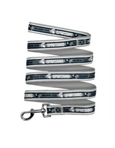 Michigan State Satin Leash-Medium