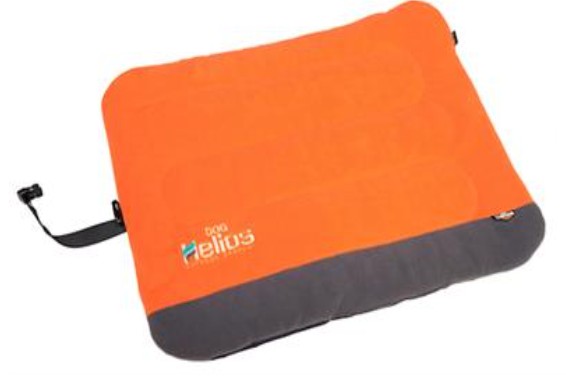 'Combat-Terrain' Cordura-Nyco Reversible Nylon and Polar Fleece Travel Camping Folding Pet Dog Bed  LG Orange