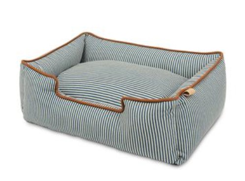 Manhattan Lounge Blue Striped Bed Small