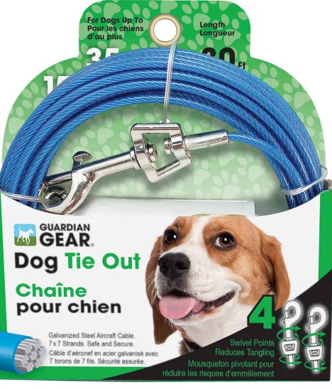 Guardian Gear Dog Tie Out 30 feet