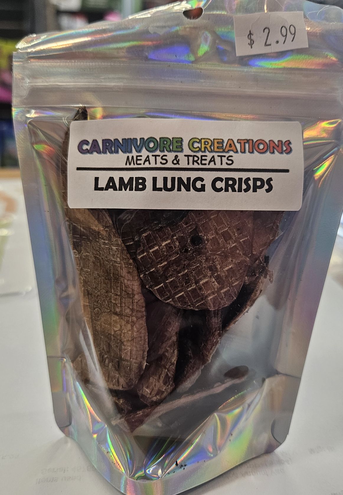 Carnivore Creations Lamb Lung Crisps 0.5 oz