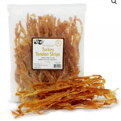 Turkey Tendon Strips Dog Treats