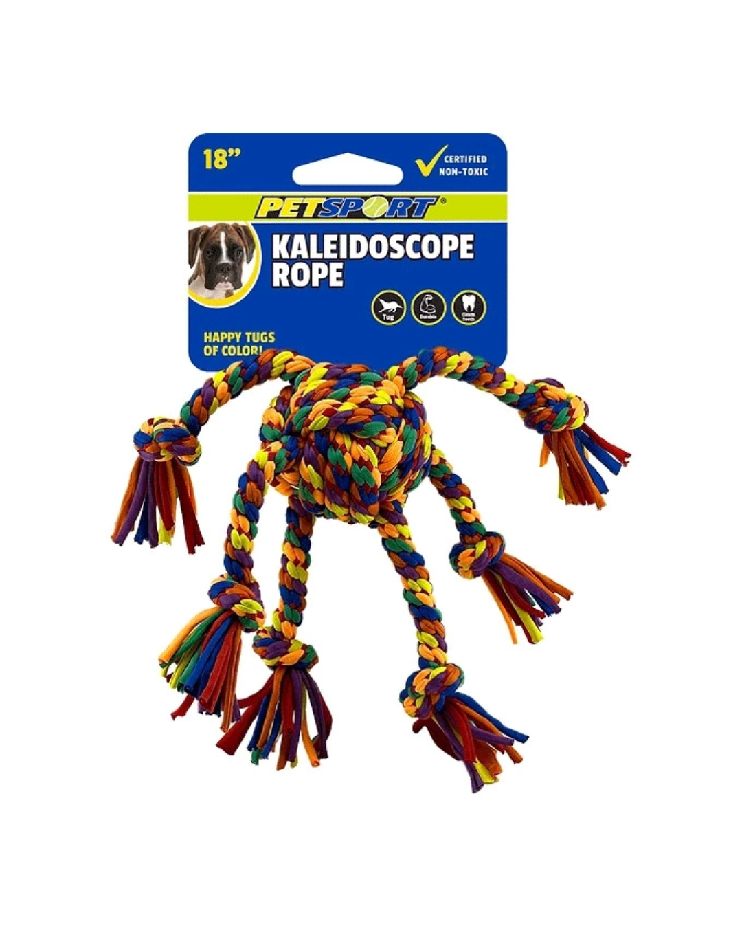 Petsport Kaleidoscope Rope Pinata 18" M