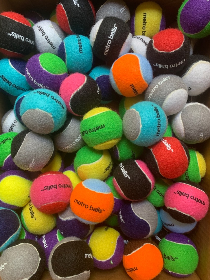 Single Metro Tennis Ball Assorted Color
