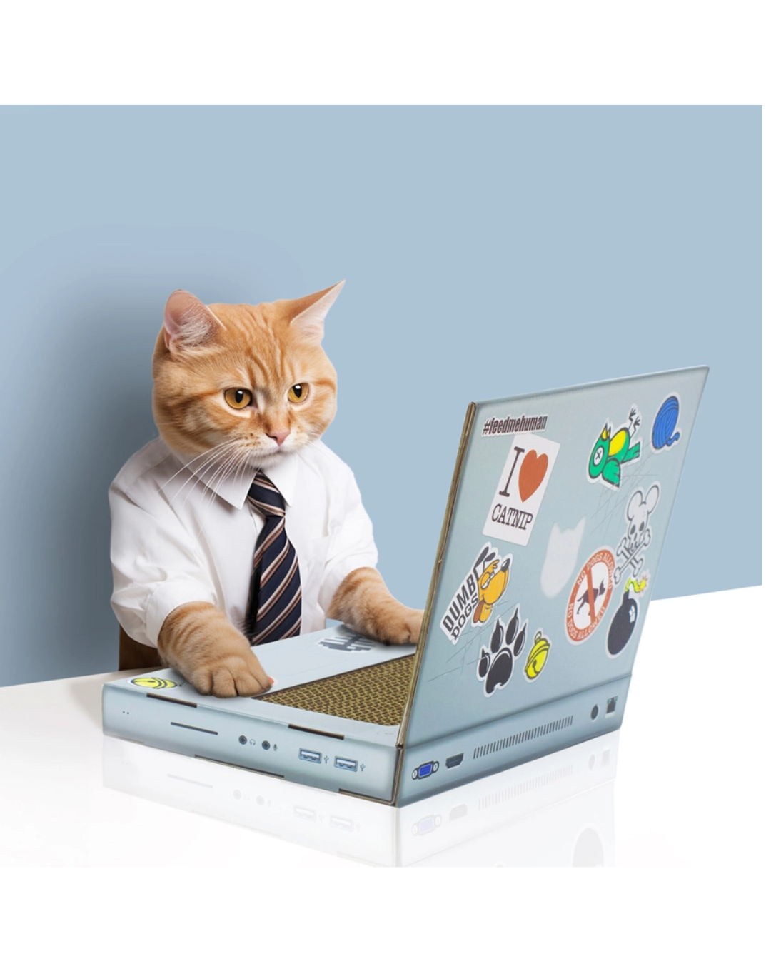 Cat Laptop Scratch Pad