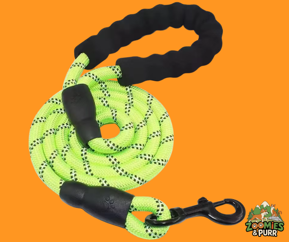 Sierra Summit Rope Leash Small Breed 5 ft - Green