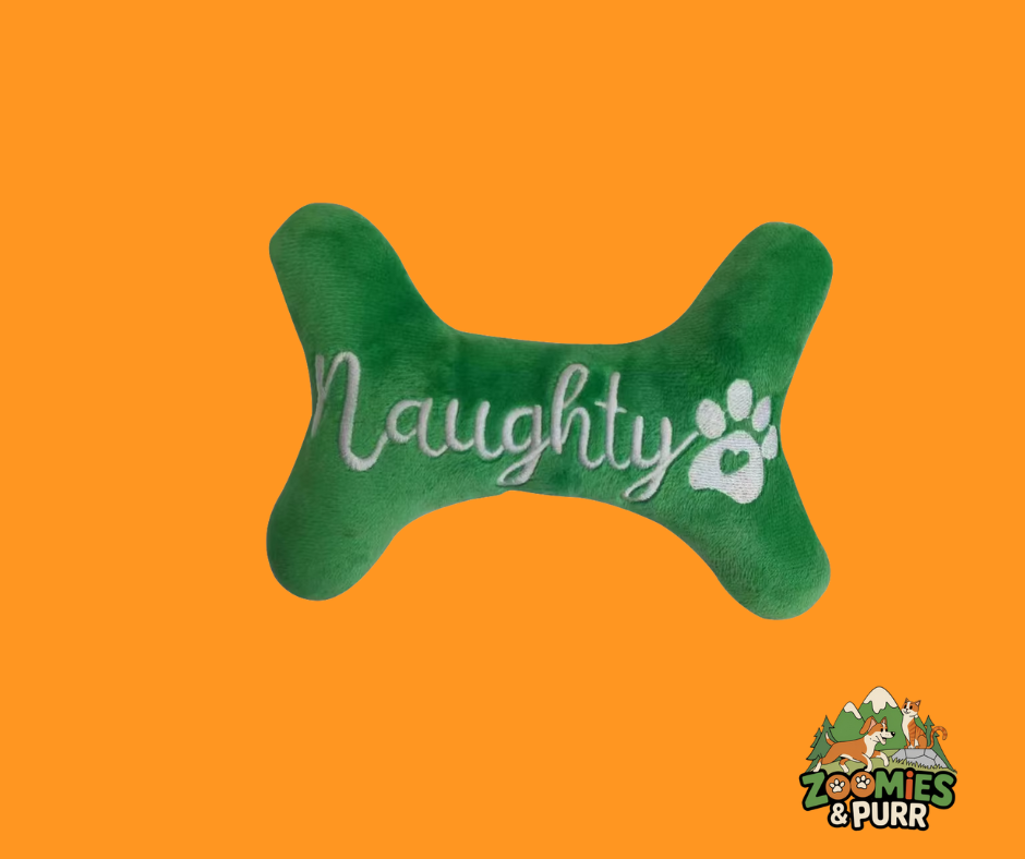 Sierra “Naughty” Holiday Bone Plush