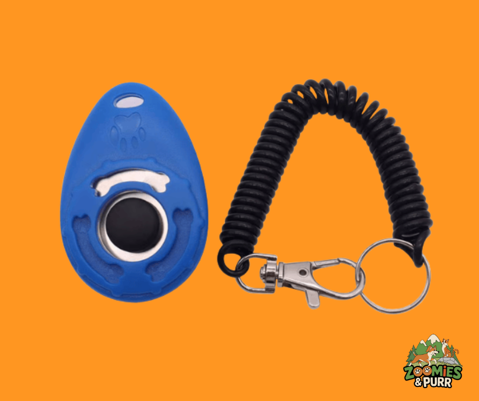 Sierra Dog Training Clicker Blue