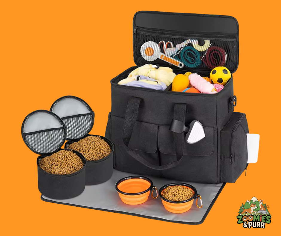 Sierra Weekender Dog Travel Bag - Black