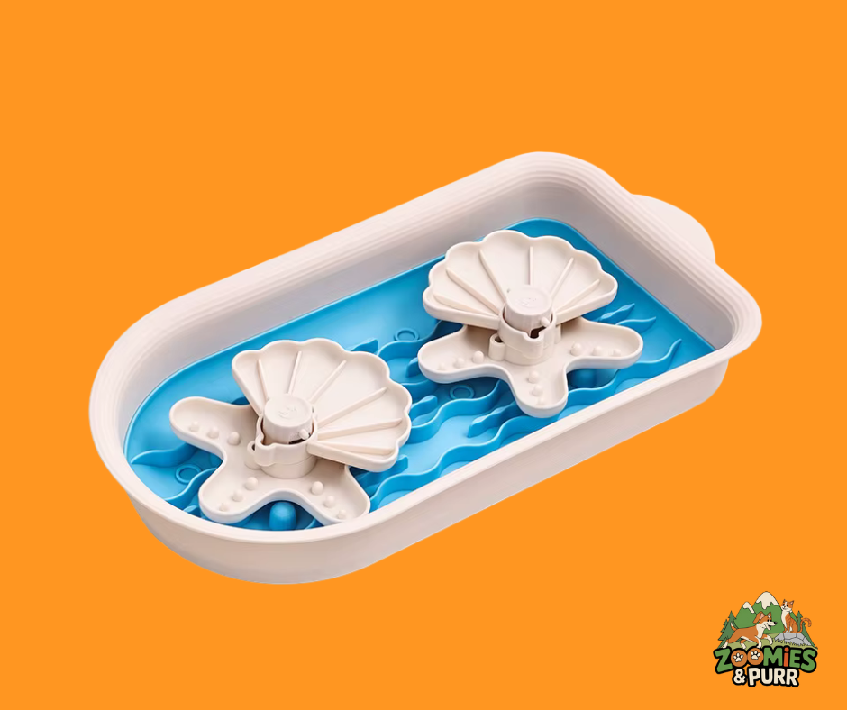 Sierra Puzzle Feeder Boat - Blue