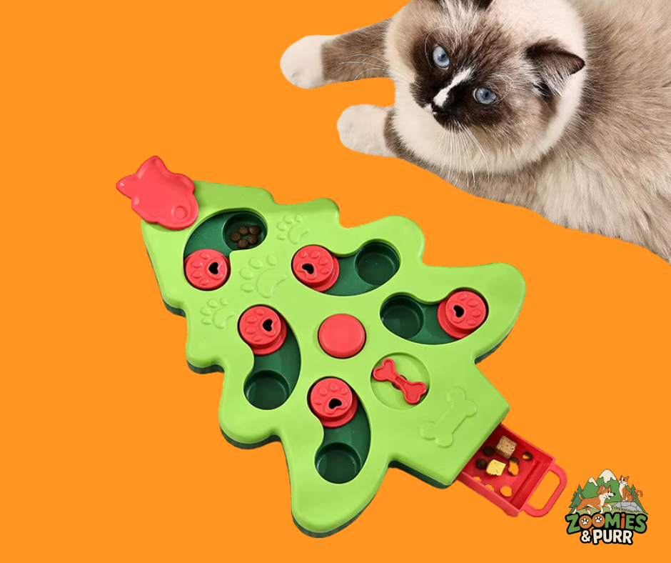 Sierra Puzzle Feeder Christmas Tree- Green