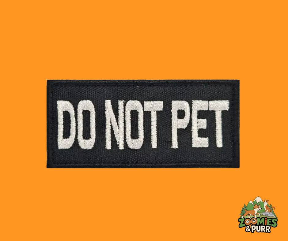 Sierra hook-and-loop (Velcro) patch - Do Not Pet
