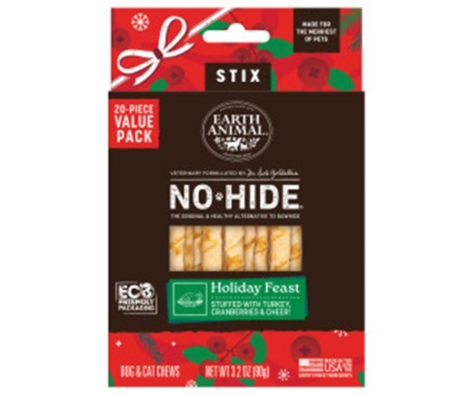 Earth Animal No-Hide Seasonal Holiday Feast Stix Value Pack