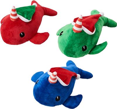 Holiday Narwhals 12" assorted colors