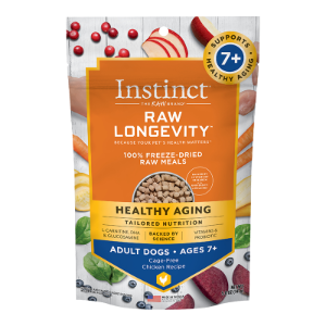 INSTINCT DOG LONGEVITY FREEZE-DRIED GRAIN FREE SENIOR CHICKEN 5OZ